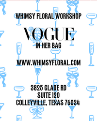 VOGUE 'In her Bag' Flower Class