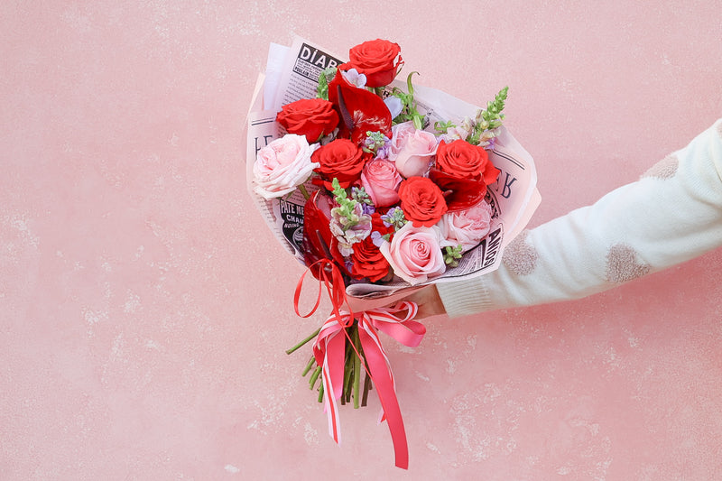 Spicy Lady Wrapped Bouquet